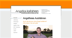 Desktop Screenshot of angstlos-losfahren.de