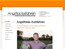 Tablet Screenshot of angstlos-losfahren.de